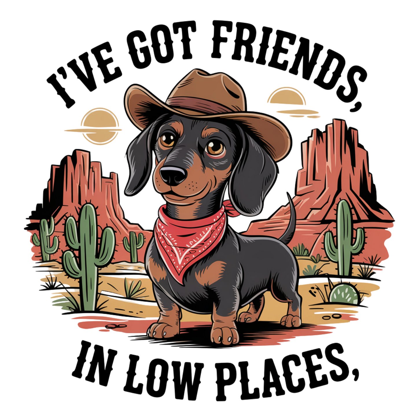 Friends in low places T-shirt