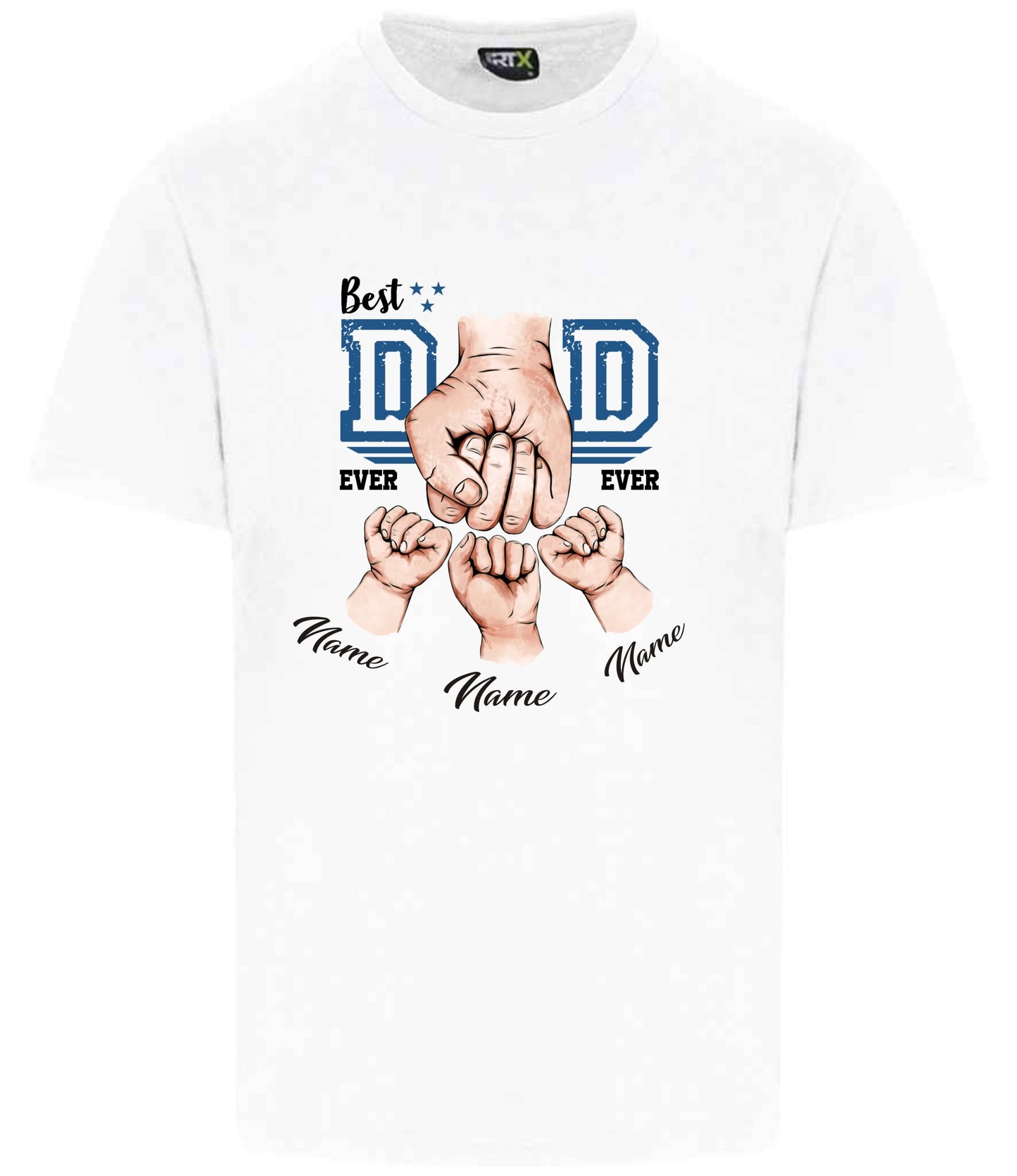 Best Dad - Three Children Tshirt