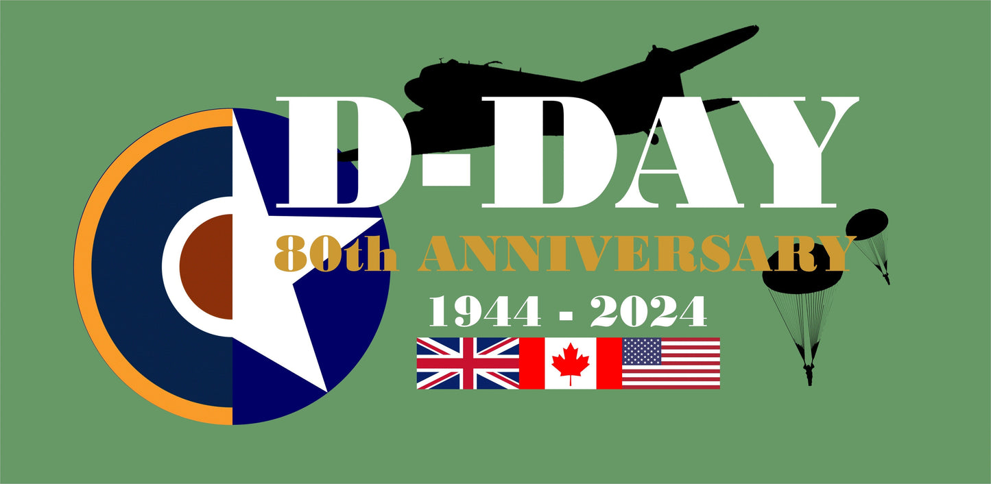 D-DAY 80TH ANNIVERSARY T-SHIRT LADIES FIT