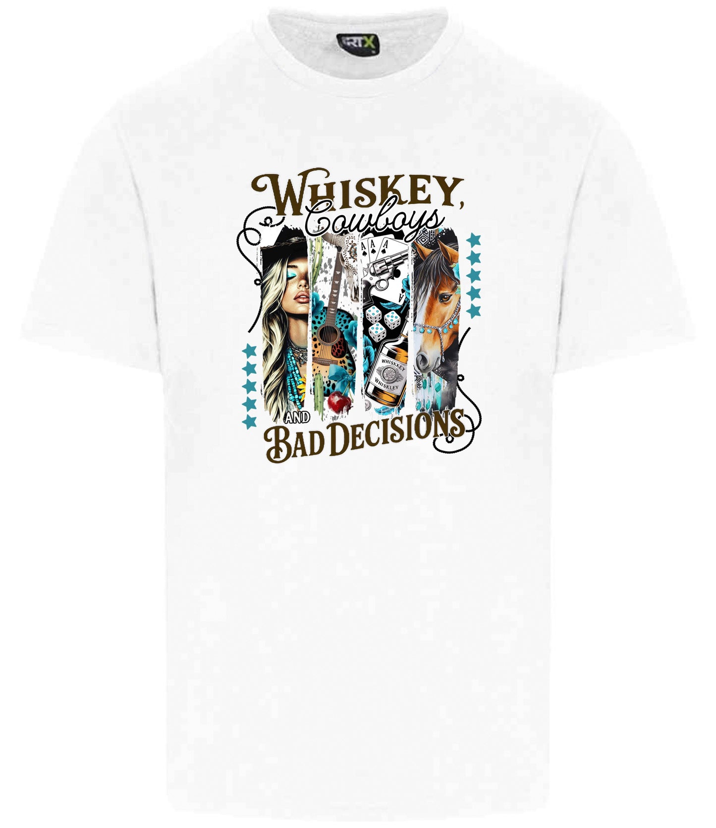 Whiskey Cowboys and Bad Decisions Tee