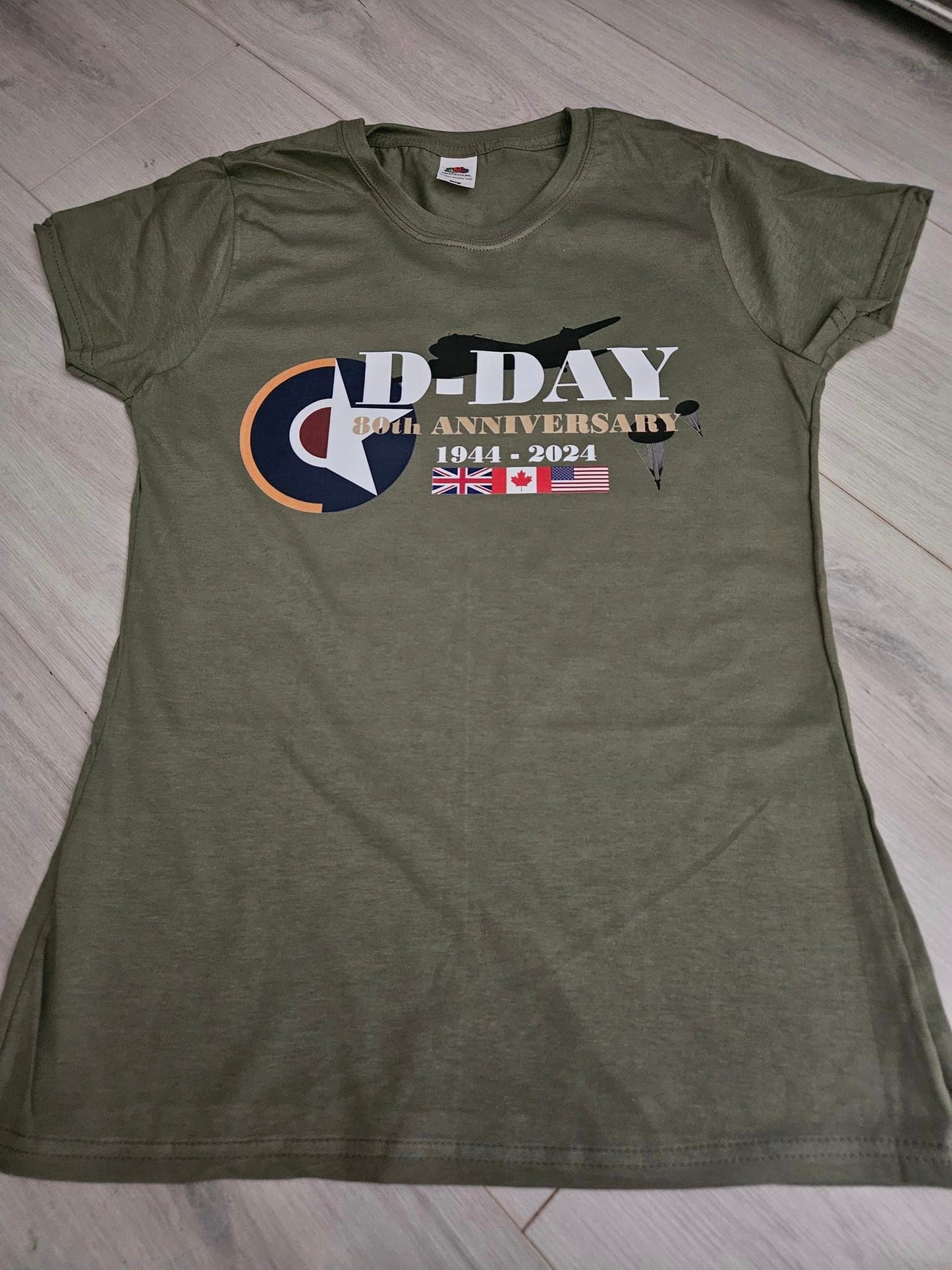 D-DAY 80TH ANNIVERSARY T-SHIRT LADIES FIT