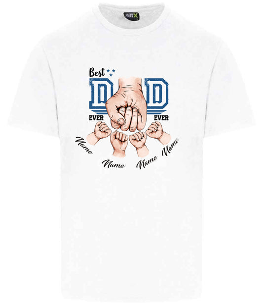 Best Dad Four Children Tshirt