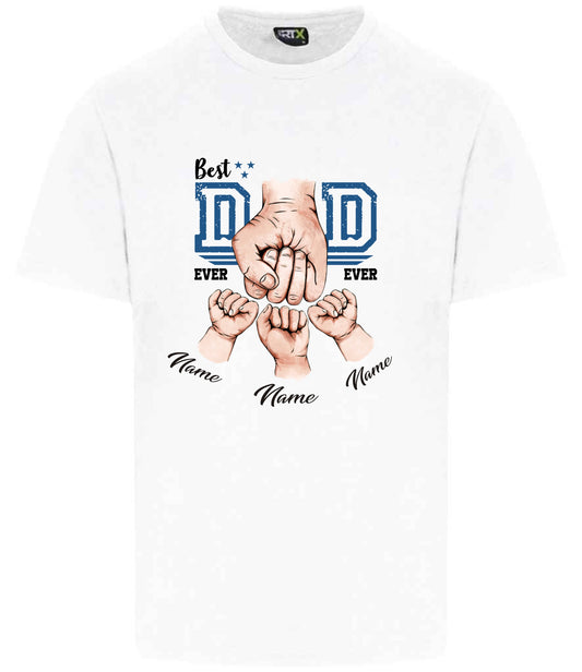 Best Dad - Three Children Tshirt
