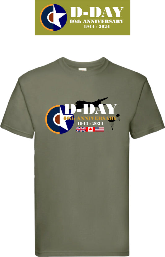 D-DAY 80TH ANNIVERSARY T-SHIRT
